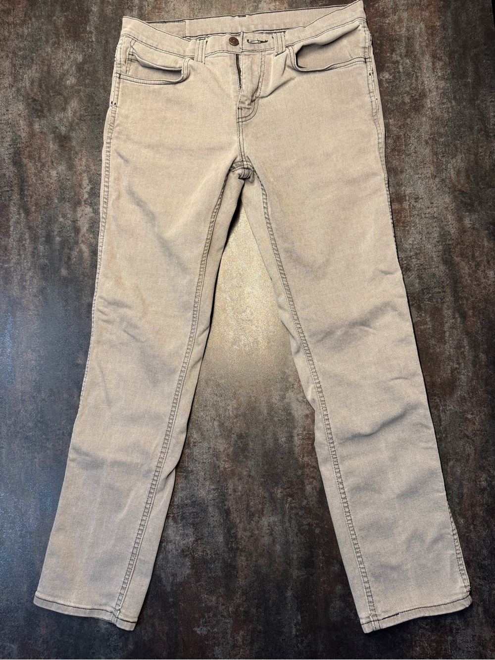 Levi’s Men’s Slim Straight Jeans - Light Beige - Levi’s Slim Straight